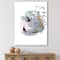 Designart - Vintage Hummingbird On A Branch - Traditional Canvas Wall Art Print